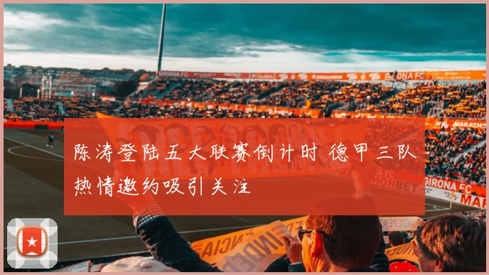 陈涛登陆五大联赛倒计时 德甲三队热情邀约吸引关注